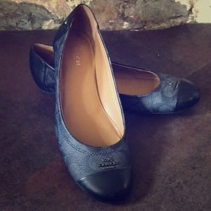 Coach Chelsea ballet flats black 7.5 EUC